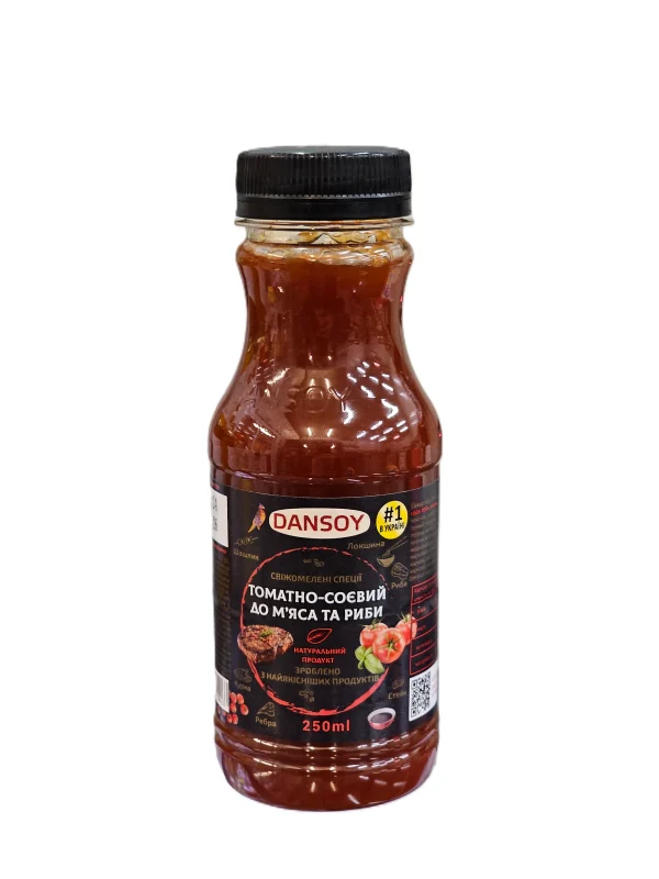 Соус DanSOY томатно-соєвий для м'яса та риби 250мл, твіст