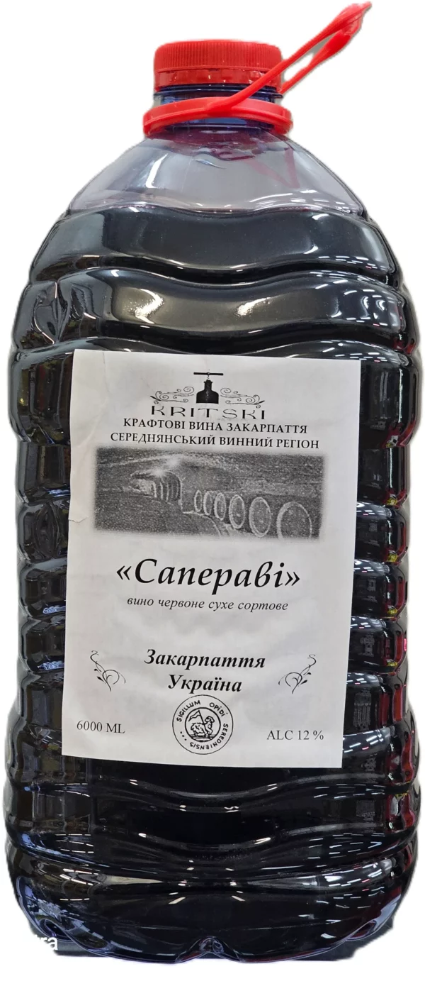 Вино столове Сапераві 6л